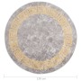 Washable non-slip gray rug φ120 cm by vidaXL, Rugs - Ref: Foro24-337939, Price: 32,67 €, Discount: %