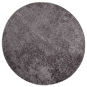 Gray non-slip washable rug φ120 cm by vidaXL, Rugs - Ref: Foro24-337963, Price: 29,99 €, Discount: %