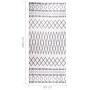 Black and white non-slip washable rug 80x300 cm by vidaXL, Rugs - Ref: Foro24-337971, Price: 42,85 €, Discount: %