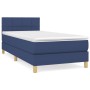 Box spring bed with blue fabric mattress 80x200 cm by vidaXL, Beds and slatted bases - Ref: Foro24-3140575, Price: 303,41 €, ...