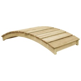 Puente para jardín de madera de pino impregnada 170x74 cm de vidaXL, Puentes de jardín - Ref: Foro24-49113, Precio: 157,22 €,...