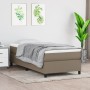 Cama box spring con colchón tela gris taupe 90x190 cm de vidaXL, Camas y somieres - Ref: Foro24-3144387, Precio: 304,51 €, De...