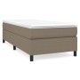 Cama box spring con colchón tela gris taupe 90x190 cm de vidaXL, Camas y somieres - Ref: Foro24-3144387, Precio: 304,51 €, De...