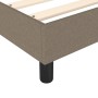 Cama box spring con colchón tela gris taupe 90x190 cm de vidaXL, Camas y somieres - Ref: Foro24-3144387, Precio: 304,51 €, De...