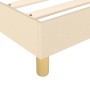 Cama box spring con colchón tela color crema 90x190 cm de vidaXL, Camas y somieres - Ref: Foro24-3144487, Precio: 303,55 €, D...