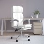 White synthetic leather reclining office chair by vidaXL, Office chairs - Ref: Foro24-349634, Price: 124,74 €, Discount: %