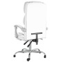 Silla de oficina reclinable cuero sintético blanco de vidaXL, Sillas de oficina - Ref: Foro24-349634, Precio: 124,74 €, Descu...