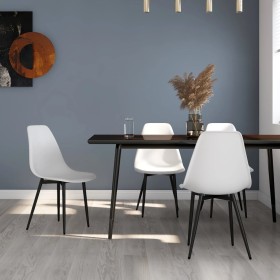 Dining chairs 4 units white PP by vidaXL, dining chairs - Ref: Foro24-338043, Price: 178,29 €, Discount: %