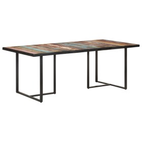 Solid recycled wood dining table 200 cm by vidaXL, Kitchen and dining tables - Ref: Foro24-320698, Price: 366,99 €, Discount: %