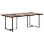 Solid recycled wood dining table 200 cm by vidaXL, Kitchen and dining tables - Ref: Foro24-320698, Price: 365,87 €, Discount: %