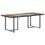 Solid recycled wood dining table 200 cm by vidaXL, Kitchen and dining tables - Ref: Foro24-320698, Price: 365,87 €, Discount: %