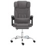 Silla de oficina reclinable masaje cuero sintético gris de vidaXL, Sillas de oficina - Ref: Foro24-349745, Precio: 121,99 €, ...