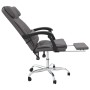 Silla de oficina reclinable masaje cuero sintético gris de vidaXL, Sillas de oficina - Ref: Foro24-349745, Precio: 121,99 €, ...