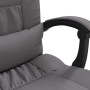 Silla de oficina reclinable masaje cuero sintético gris de vidaXL, Sillas de oficina - Ref: Foro24-349745, Precio: 121,99 €, ...