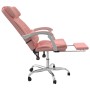 Pink synthetic leather massage reclining office chair by vidaXL, Office chairs - Ref: Foro24-349747, Price: 133,46 €, Discoun...