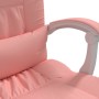 Pink synthetic leather massage reclining office chair by vidaXL, Office chairs - Ref: Foro24-349747, Price: 133,46 €, Discoun...