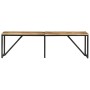 Solid mango wood bench 160x35x46 cm by vidaXL, Benches for halls and storage - Ref: Foro24-351683, Price: 131,55 €, Discount: %