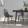 Dining chairs 2 units gray PP by vidaXL, dining chairs - Ref: Foro24-338046, Price: 93,46 €, Discount: %