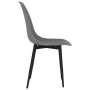 Dining chairs 4 units gray PP by vidaXL, dining chairs - Ref: Foro24-338047, Price: 141,88 €, Discount: %