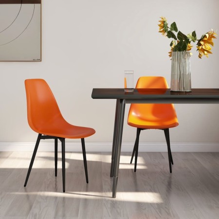 Dining chairs 2 units PP orange by vidaXL, dining chairs - Ref: Foro24-338060, Price: 95,31 €, Discount: %