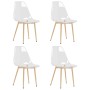 Dining chairs 4 units transparent PET by vidaXL, dining chairs - Ref: Foro24-338063, Price: 161,52 €, Discount: %