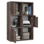 Regal aus geräuchertem Eichenholzwerkstoff, 60 x 27,5 x 88 cm von vidaXL, Bücherregale und Regale - Ref: Foro24-338164, Preis...