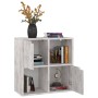 Estantería de aglomerado hormigón 60x27,5x59,5 cm de vidaXL, Librerías y estanterías - Ref: Foro24-338168, Precio: 52,99 €, D...