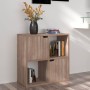 Regal aus technischem Holz in Sonoma-Eiche, grau, 60 x 27,5 x 88 cm von vidaXL, Bücherregale und Regale - Ref: Foro24-338170,...