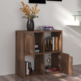 Holzwerkstoff Regal Stein geräucherte Eiche 60x27,5x59,5cm von vidaXL, Bücherregale und Regale - Ref: Foro24-338171, Preis: 5...