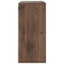 Estantería de madera de ingeniería roble ahumado 60x27,5x59,5cm de vidaXL, Librerías y estanterías - Ref: Foro24-338171, Prec...