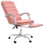 Pink synthetic leather reclining office chair by vidaXL, Office chairs - Ref: Foro24-349657, Price: 131,99 €, Discount: %