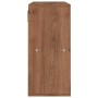 Estantería de madera de ingeniería marrón roble 60x27,5x59,5cm de vidaXL, Librerías y estanterías - Ref: Foro24-338172, Preci...