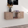 Sonoma oak engineered wood TV cabinet 88.5x27.5x30.5 cm by vidaXL, TV Furniture - Ref: Foro24-338177, Price: 38,82 €, Discoun...