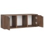 Mueble TV madera de ingeniería roble ahumado 88,5x27,5x30,5 cm de vidaXL, Muebles TV - Ref: Foro24-338178, Precio: 39,45 €, D...