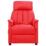 Sillón de masaje de cuero sintético rojo de vidaXL, Sillones de masaje eléctricos - Ref: Foro24-338862, Precio: 149,99 €, Des...