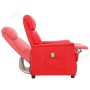 Sillón de masaje de cuero sintético rojo de vidaXL, Sillones de masaje eléctricos - Ref: Foro24-338862, Precio: 149,99 €, Des...