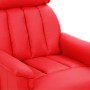 Sillón de masaje de cuero sintético rojo de vidaXL, Sillones de masaje eléctricos - Ref: Foro24-338862, Precio: 149,99 €, Des...