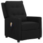 Sillón de masaje de tela negro de vidaXL, Sillones de masaje eléctricos - Ref: Foro24-338968, Precio: 238,21 €, Descuento: %