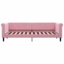 Sofa bed with pink velvet mattress 80x200 cm by vidaXL, Beds and slatted bases - Ref: Foro24-3197743, Price: 327,50 €, Discou...