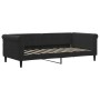 Sofá cama con colchón terciopelo negro 90x190 cm de vidaXL, Camas y somieres - Ref: Foro24-3197762, Precio: 358,05 €, Descuen...