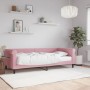 Sofá cama con colchón terciopelo rosa 90x200 cm de vidaXL, Camas y somieres - Ref: Foro24-3197750, Precio: 350,21 €, Descuent...