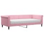 Sofá cama con colchón terciopelo rosa 90x200 cm de vidaXL, Camas y somieres - Ref: Foro24-3197750, Precio: 350,21 €, Descuent...