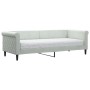 Sofa bed with light gray velvet mattress 80x200 cm by vidaXL, Beds and slatted bases - Ref: Foro24-3197740, Price: 329,87 €, ...