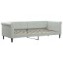 Sofa bed with light gray velvet mattress 80x200 cm by vidaXL, Beds and slatted bases - Ref: Foro24-3197740, Price: 329,87 €, ...