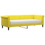 Sofá cama con colchón terciopelo amarillo 80x200 cm de vidaXL, Camas y somieres - Ref: Foro24-3197745, Precio: 328,61 €, Desc...