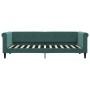 Sofa bed with dark green velvet mattress 80x200 cm by vidaXL, Beds and slatted bases - Ref: Foro24-3197742, Price: 327,50 €, ...