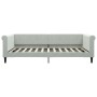 Sofá cama con colchón terciopelo gris claro 100x200 cm de vidaXL, Camas y somieres - Ref: Foro24-3197754, Precio: 343,99 €, D...