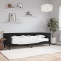 Sofá cama con colchón terciopelo negro 80x200 cm de vidaXL, Camas y somieres - Ref: Foro24-3197744, Precio: 327,50 €, Descuen...