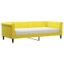 Sofá cama con colchón terciopelo amarillo 90x200 cm de vidaXL, Camas y somieres - Ref: Foro24-3197752, Precio: 320,20 €, Desc...