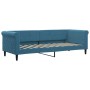 Trundle sofa bed with blue velvet mattress 80x200 cm by vidaXL, Beds and slatted bases - Ref: Foro24-3197787, Price: 432,28 €...